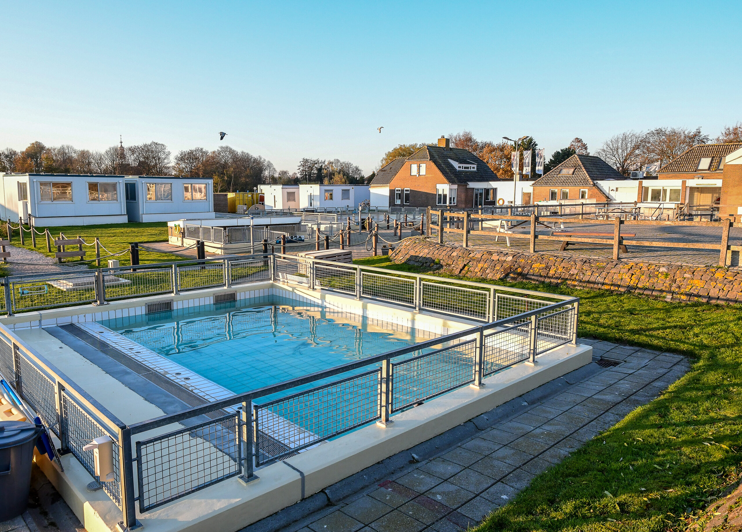 Overzicht baden buiten terrein Zeehondencentrum. Onze openingstijden zijn vanaf 10 uur. 